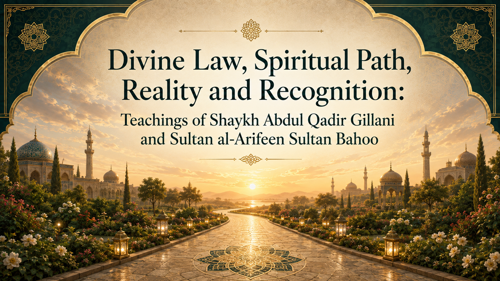Sultan-ul-Arifeen Sultan-ul-Faqr Hazrat Sakhi Sultan Bahoo Blog Article